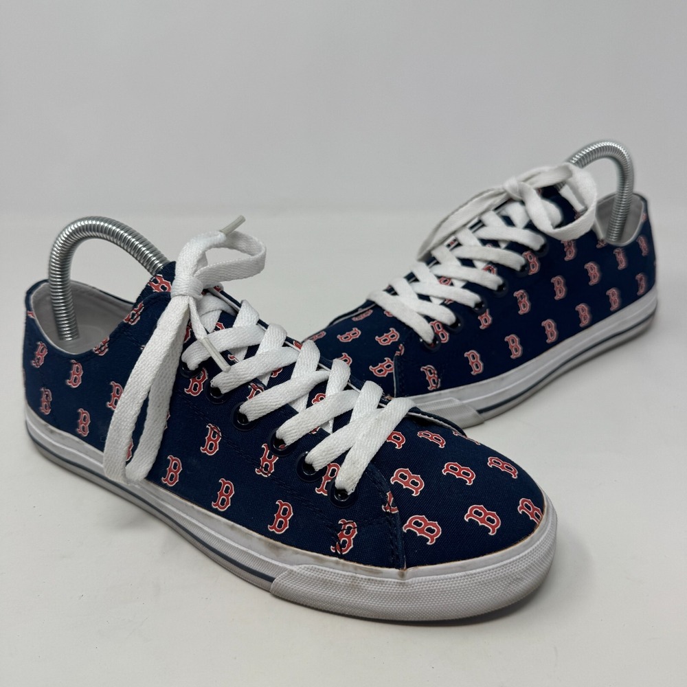 Boston Red Sox Logo MLB Row One Team‎ Apparel Sneaker Shoes Size 7.5W 6M
